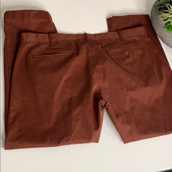 J Crew Always Red Oarsman Pants 484 Slim 40 / 30 - Picture 6 of 8